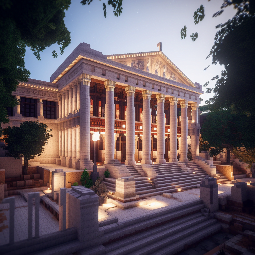 Architectural Wonders: Minecraft creation